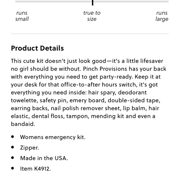 JCREW MINIMERGENCY KIT - Picture 5 of 7